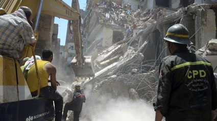 Ai Cập: sập nhà cao tầng, 11 người chết